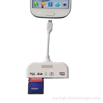 MHL to HDMI adapter, 5-in-1 for Samsung Galaxy S4/S3/S2/Note 3/Note 2/HTC